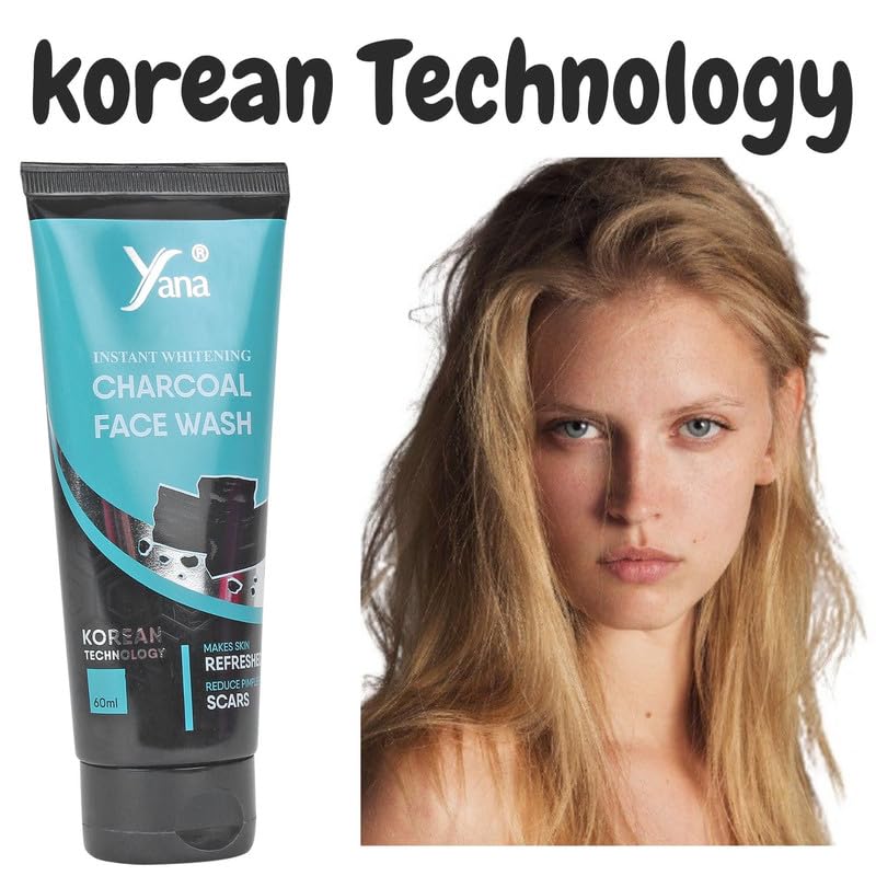 Best Acne Charcoal Face Wash for Clear Skin - Deep Cleansing & Oil Control - Perfect for Daily Skincare Routine & Acne-Prone Skin
