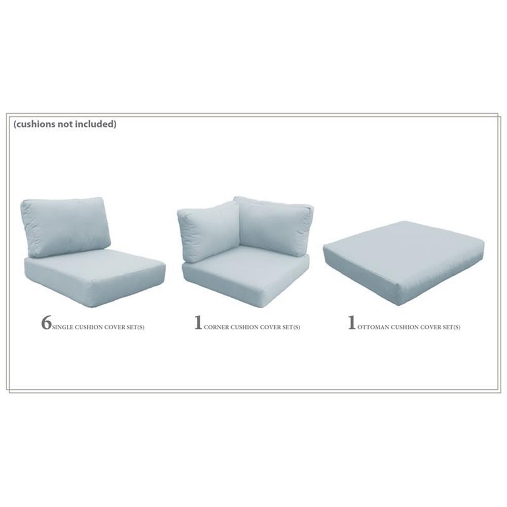TK Classics Spa Cover Set for MIAMI-09b Patio Furniture - Durable Weatherproof Outdoor Cushion Protector (Cushions Not Included) - Perfect for Poolside Lounging, Sun Protection & Patio Decor
