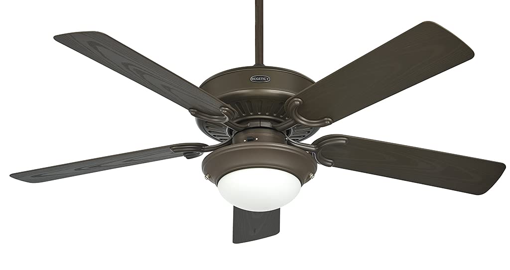 Regency 52 Inch Oasis Fan with AC Motor - Wet Rated 5 Blade Ceiling Fan - Durable ABS Construction - Perfect for Indoor and Outdoor Use in Patios, Garages, and Covered Porches