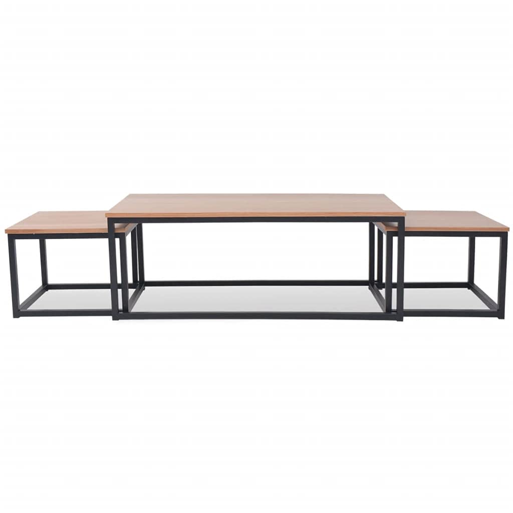 Fast Delivery 3-Piece Ash Coffee Table Set - Living Room Sofa Table, TV Stand & Tea Table for Home Decor | Perfect for Family Gatherings & Entertainment