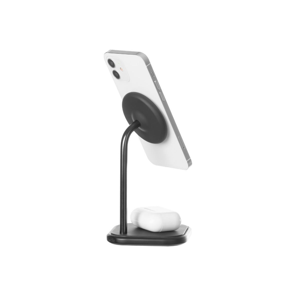 3sixT 2-in-1 Magnetic Wireless Charger Stand - Fast Charging for iPhone & Android - Perfect for Home, Office & Travel
