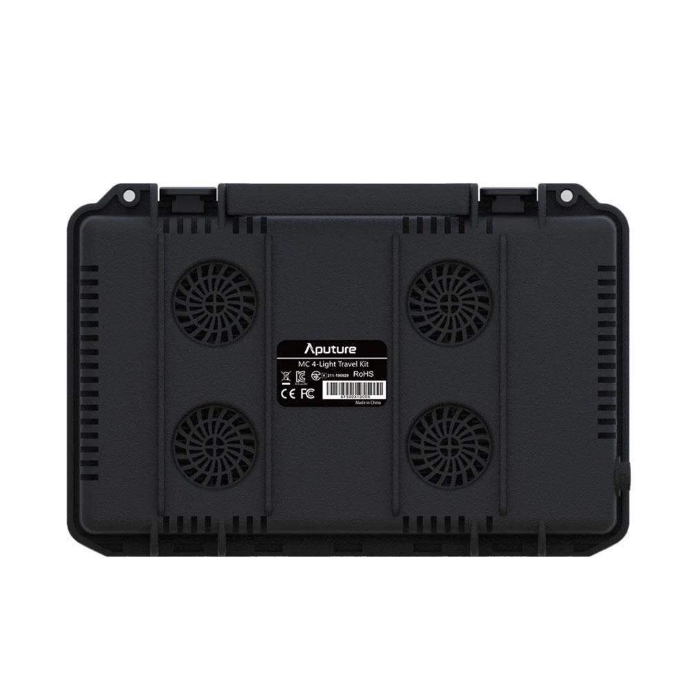 Aputure MC RGBWW (AL MC) LED 4 Light Travel Kit With Charging Case - Portable Lighting for Photography, Videography & Content Creation - Perfect for YouTube, TikTok & Travel Vlogging