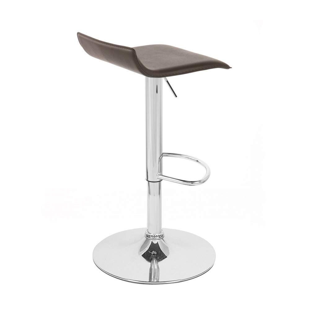 Sigma Modern Adjustable Height Leather Bar Stool - Ergonomic Design for Kitchen, Bar & Dining Room