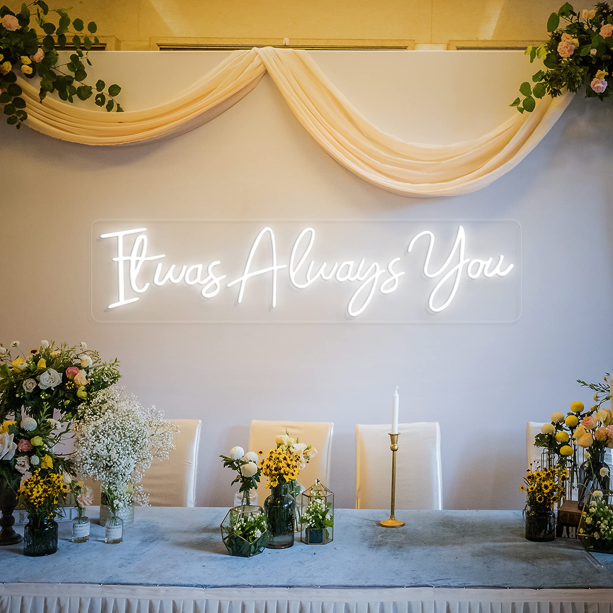 Vibrant SELICOR Neon Sign Wall Décor for Bedroom, Home Bar & Party - Perfect Gift for Girlfriend, Wife, Partner - Ideal for Weddings, Birthdays, Graduations & Christmas - Create a Stylish & Romantic Ambiance