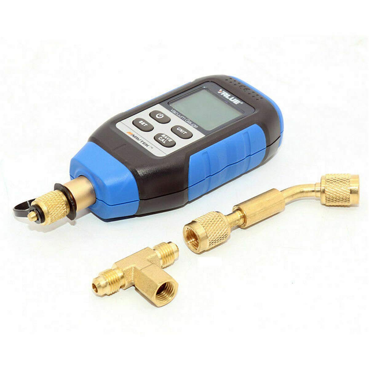 ELEOPTION VMV-1 High Precision Digital Vacuum Gauge 0-10000Pa for HVAC, Laboratory & Industrial Applications - Accurate Atmospheric Pressure Measurement Tool