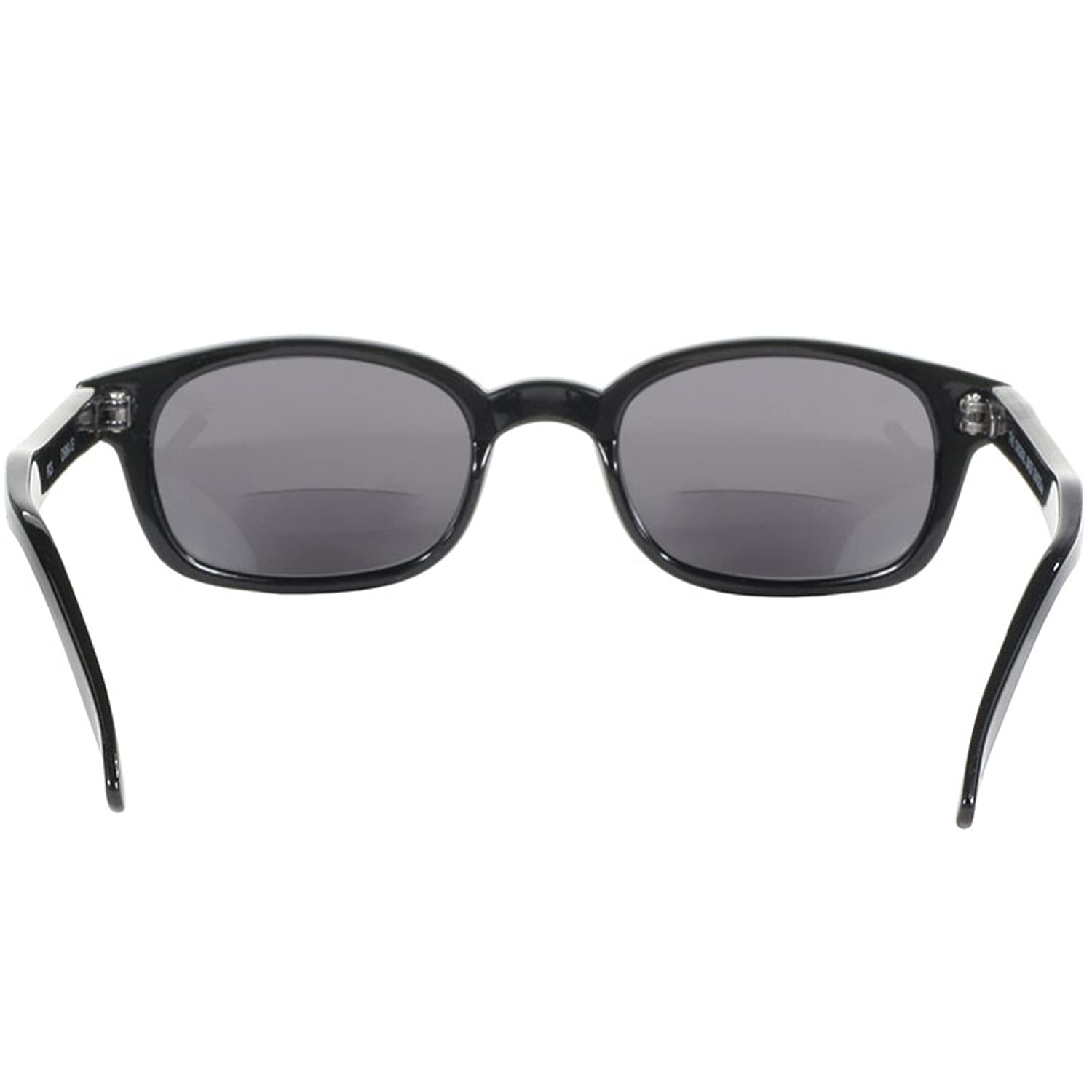 Pacific Coast Sunglasses X-Kd Readerz Smoke Lens 2.25 Rectangular Sunglasses for Men & Women - Black Frame, 55mm Lens Width, 60mm Temple Length - Perfect for Reading, Driving, and Outdoor Activities