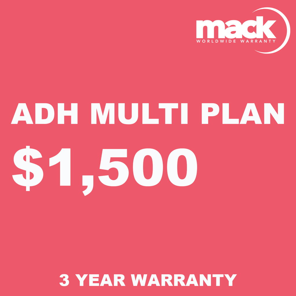 MACK 3-Year ADH Multi Plan Warranty for Electronics Under $1500 | Extended Protection for Laptops, Phones & Tablets | Perfect for Students, Professionals & Home Use
