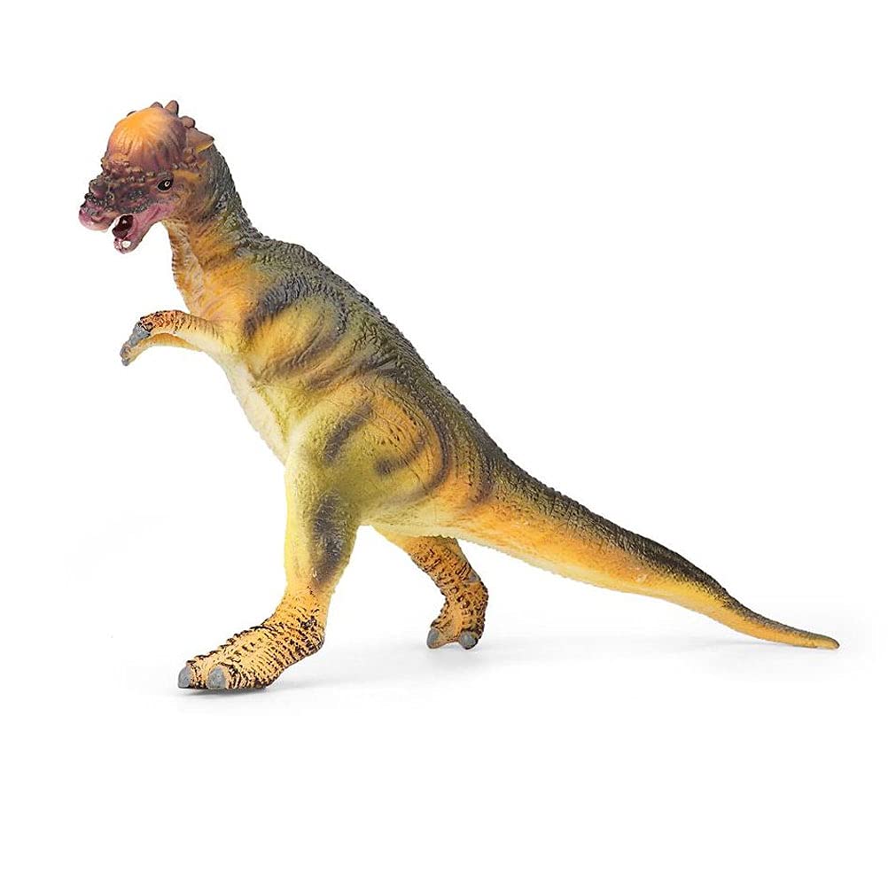 FLORMOON Realistic Pachycephalosaurus Dinosaur Toy - Educational Vinyl Dinosaur Figurine for Science Projects, Learning & Birthday Gifts | Perfect as Cake Topper for Kids (Cotton Filled) - Great for Classroom Decor, Dinosaur Themed Parties & STEM Education