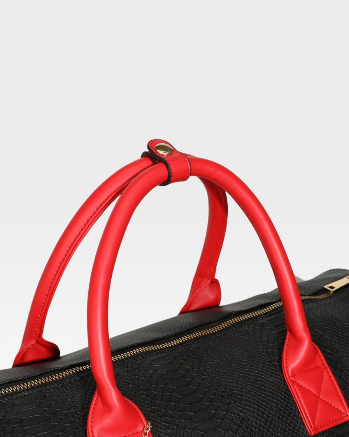 Premium Fire-Resistant Rolling Duffle Bag - Large Red Travel Luggage for Gym, Camping & Business Trips | Heavy-Duty Wheels & Expandable Design