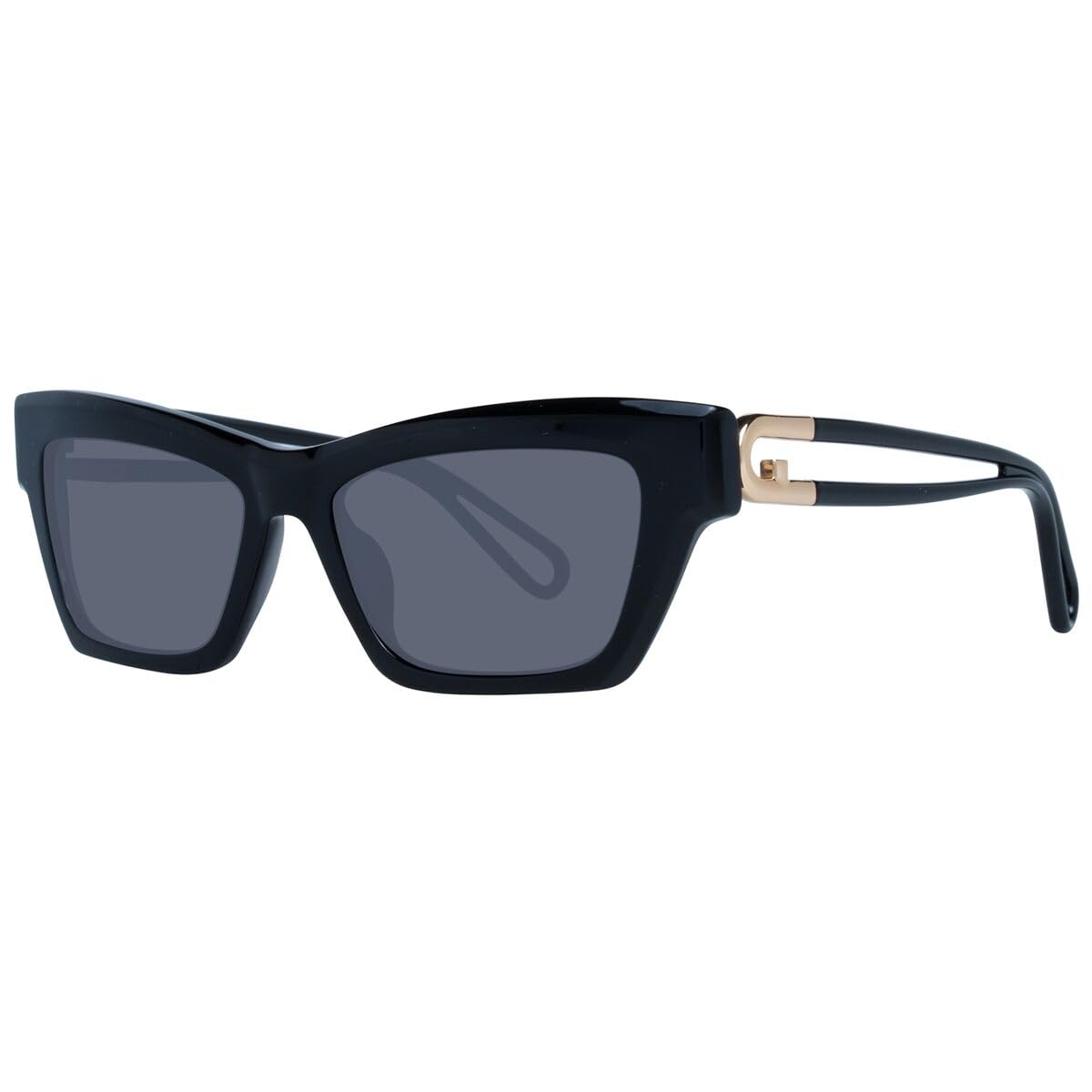 Furla SFU 465 Black 0700 Polarized Sunglasses for Women - UV Protection, Fashionable Cat Eye Frame - Perfect for Driving, Beach & Outdoor Activities