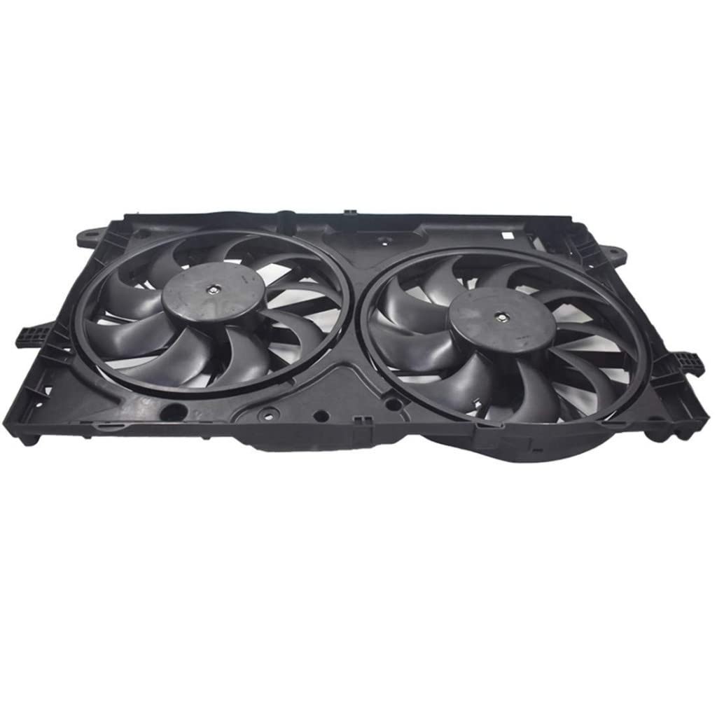 2013-2015 Chevy Malibu Radiator Cooling Fan Assembly - Dual Fan Replacement for L4 2.5L Engine (GM3115249, 20970656) | Perfect for Overheating Prevention & Summer Driving