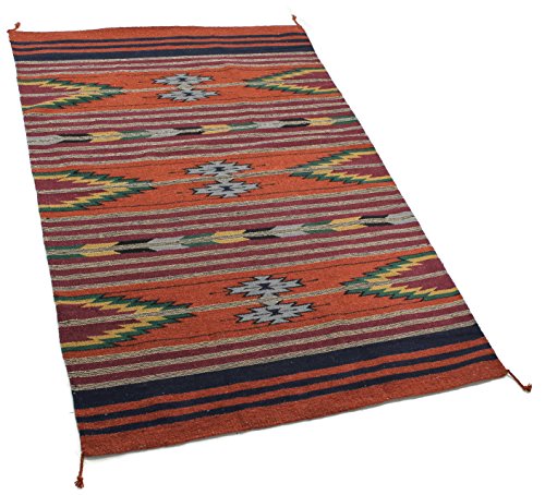 Pueblo Pattern, Rust/Multi