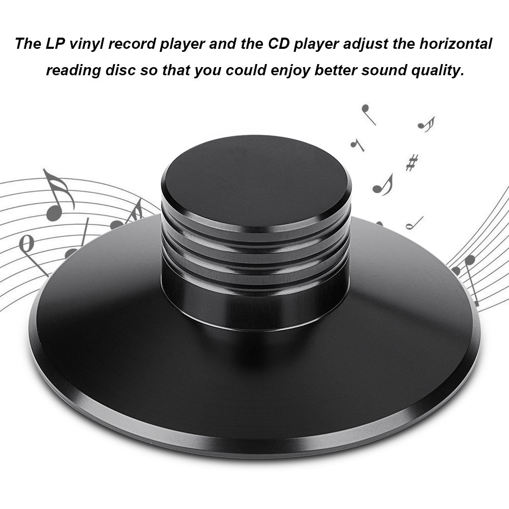Heavy Duty Turntable Stabilizer - Metal Record Weight & Clamp for Vinyl Players, CD Players, Chassis & Speakers | Perfect for DJs, Audiophiles & Home Music Systems
