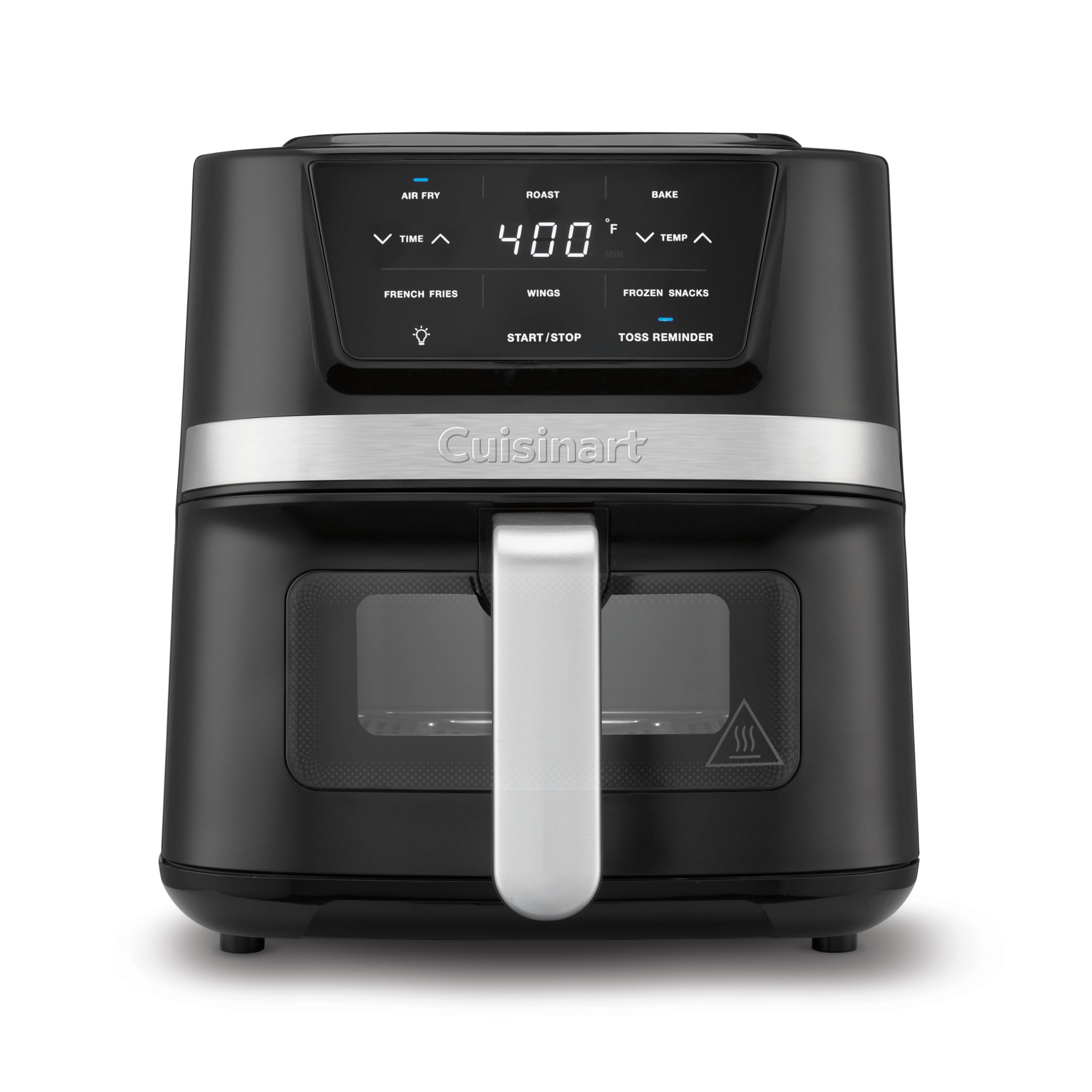 Cuisinart 2.6-Qt Stainless Steel Air Fryer Oven with 3 Presets - Roast, Bake & Air Fry | Dishwasher-Safe Basket | Quick & Easy Electric Fryer for Healthy Meals | Perfect for Family Dinners, Snacks & Meal Prep