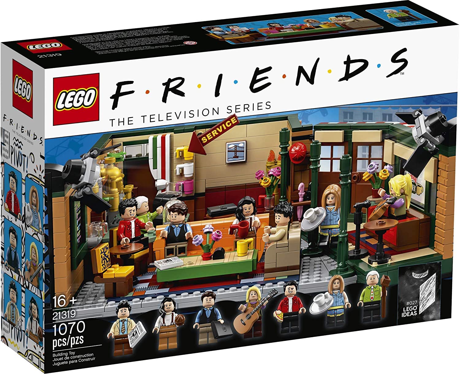 LEGO Ideas 21319 Central Perk Building Kit - 1,070 Piece Friends TV Show Collectible Set for Adults & Teens - Perfect for Display, Gifts & Fan Collections
