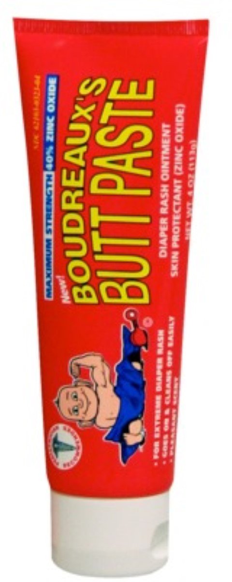 Boudreaux's Maximum Strength Butt Paste Ointment 4 oz (Pack of 10) - Diaper Rash Cream for Babies & Adults - Fast Relief for Irritated Skin, Chafing & Rashes - Perfect for Diaper Changes & Sensitive Skin Care