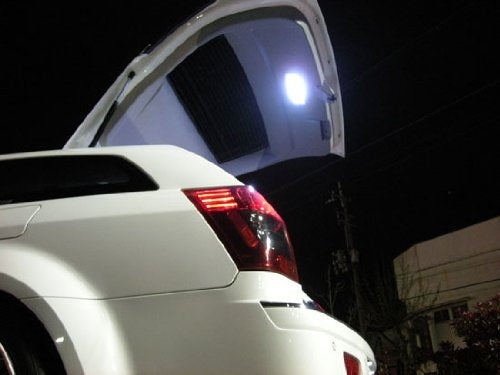 2-Pack White 6 SMD LED Bulbs for Car Interior Dome Lights - 1.50