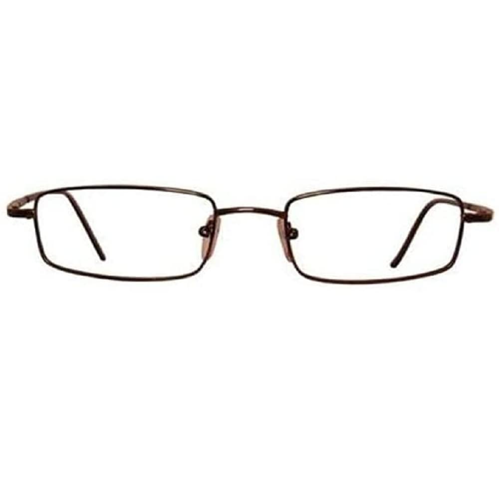 Multi-View Computer Reading Glasses Model 30 - Brown Frame +1.0 Strength - Perfect for Office Work, Reading & Screen Time