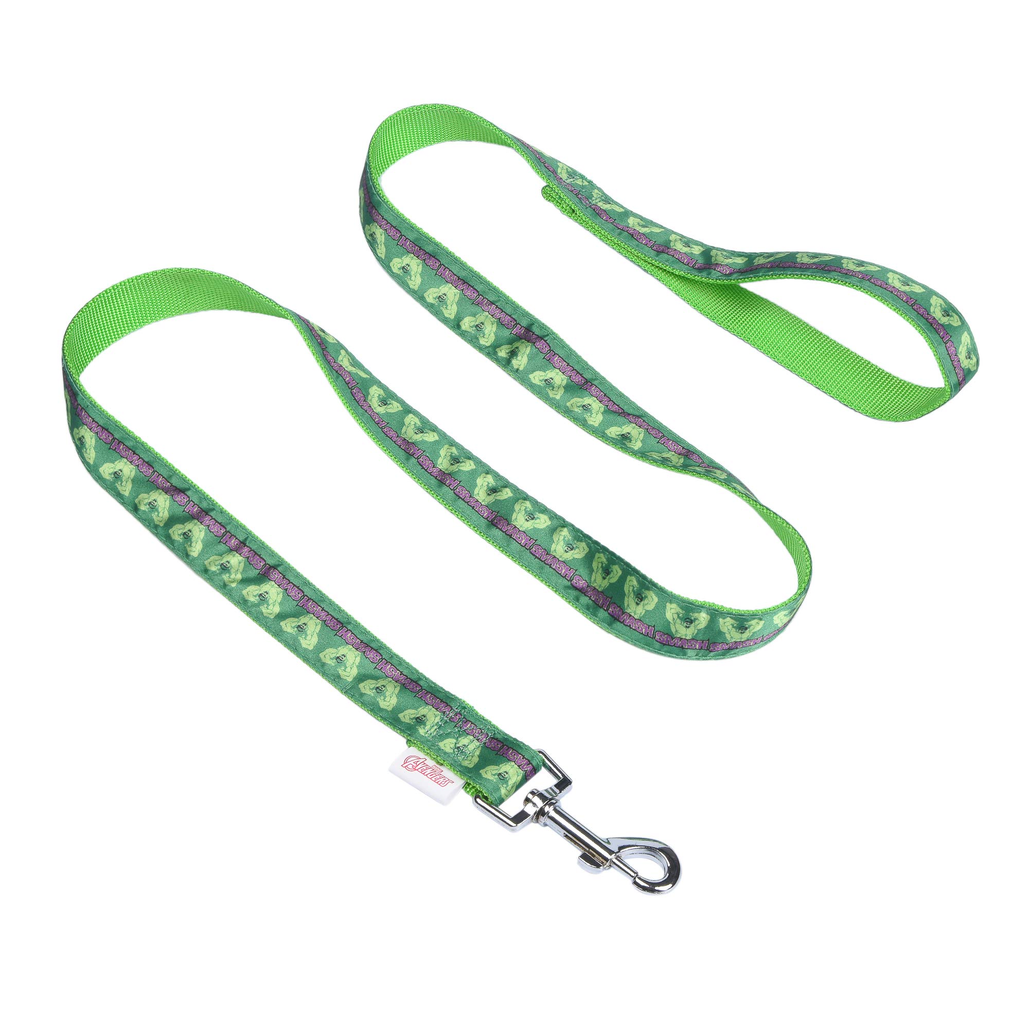 **Marvel Comics The Incredible Hulk 4ft or 6ft Dog Leash - Durable Green Pet Leash for Small & Large Dogs, Puppy Leash for Walking, Running, Training - Perfect for Superhero Fans & Dog Lovers**