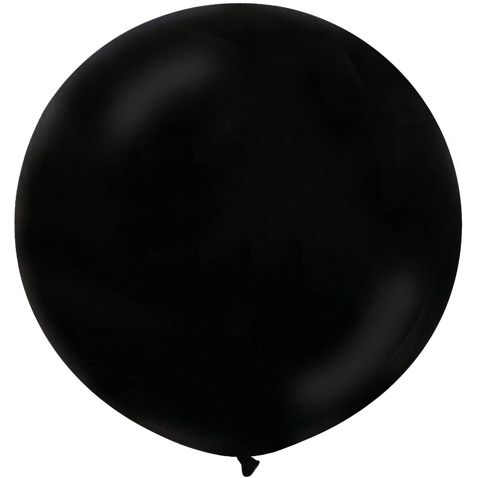 Neo LOONS 36 Inch Giant Latex Balloons - Standard Black Round Party Balloons for Birthday, Wedding, Reception & Festival Decorations (Pack of 5) - Perfect for Indoor/Outdoor Events, Photo Backdrops & Celebration Decor