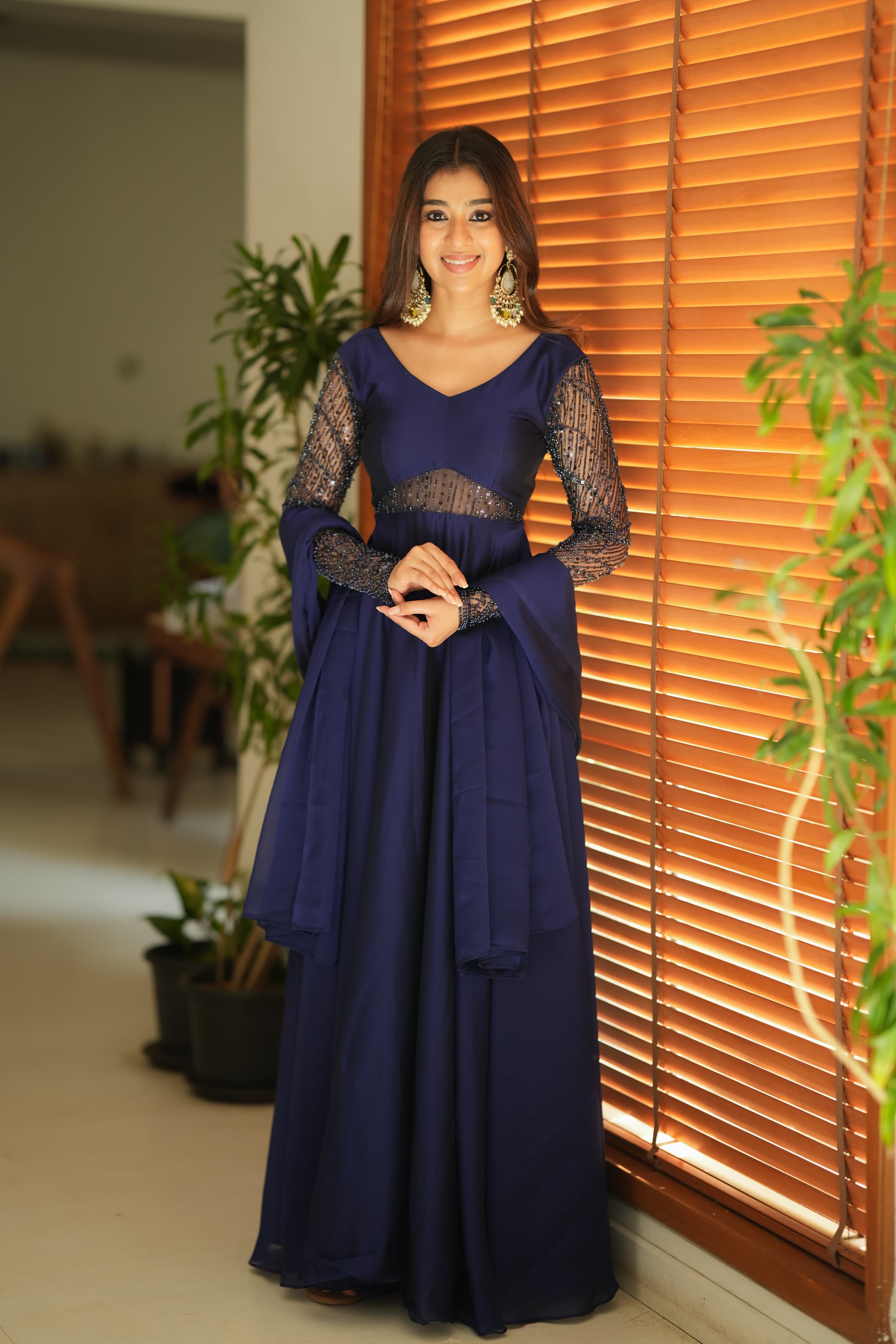DD751 Suji Premium Anarkali Indian Ethnic Dress for Women - Elegant Party Wear & Wedding Guest Outfit for Festive Occasions