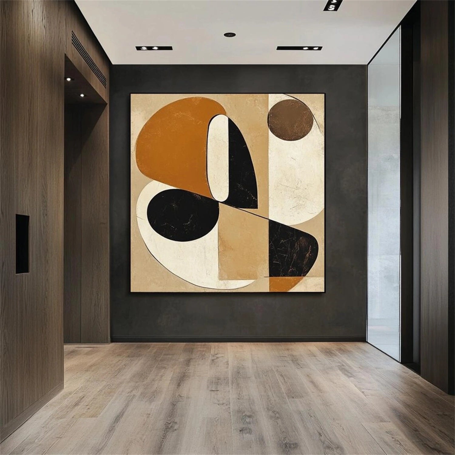 Abstract Painting #AB 283 - Modern Wall Art for Living Room, Bedroom & Office Decor | Large Canvas Artwork for Home & Office