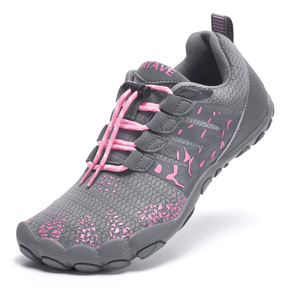 HIITAVE Women's Barefoot Water Shoes - Lightweight Quick-Dry Beach Shoes for Swimming, Surfing, Hiking & Yoga | Minimalist Aqua Shoes for Outdoor Activities