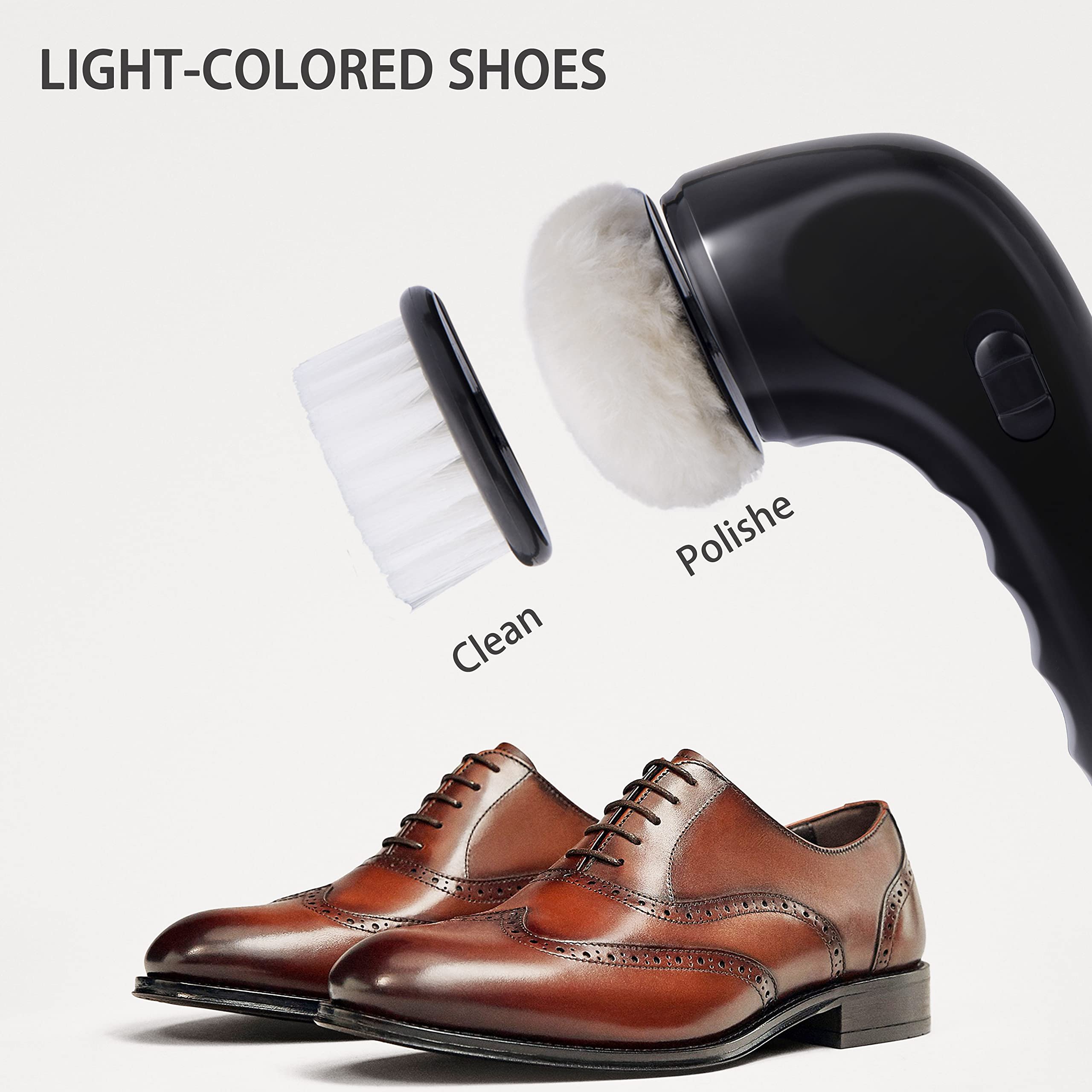 Electric Shoe Cleaner & Polisher Brush - USB Powered Portable Leather Cleaning Kit for Shoes, Sneakers & Boots | Perfect for Travel, Home & Office Shoe Care