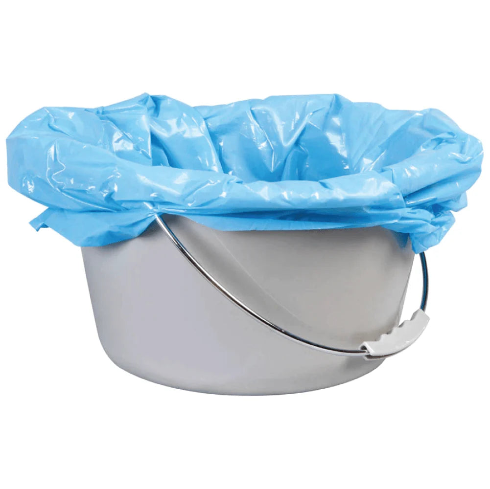Carex Commode Liners - Disposable Bedside Commode Bags, 50 Count | Leak-Proof & Odor Control for Home Care, Hospitals & Travel Use
