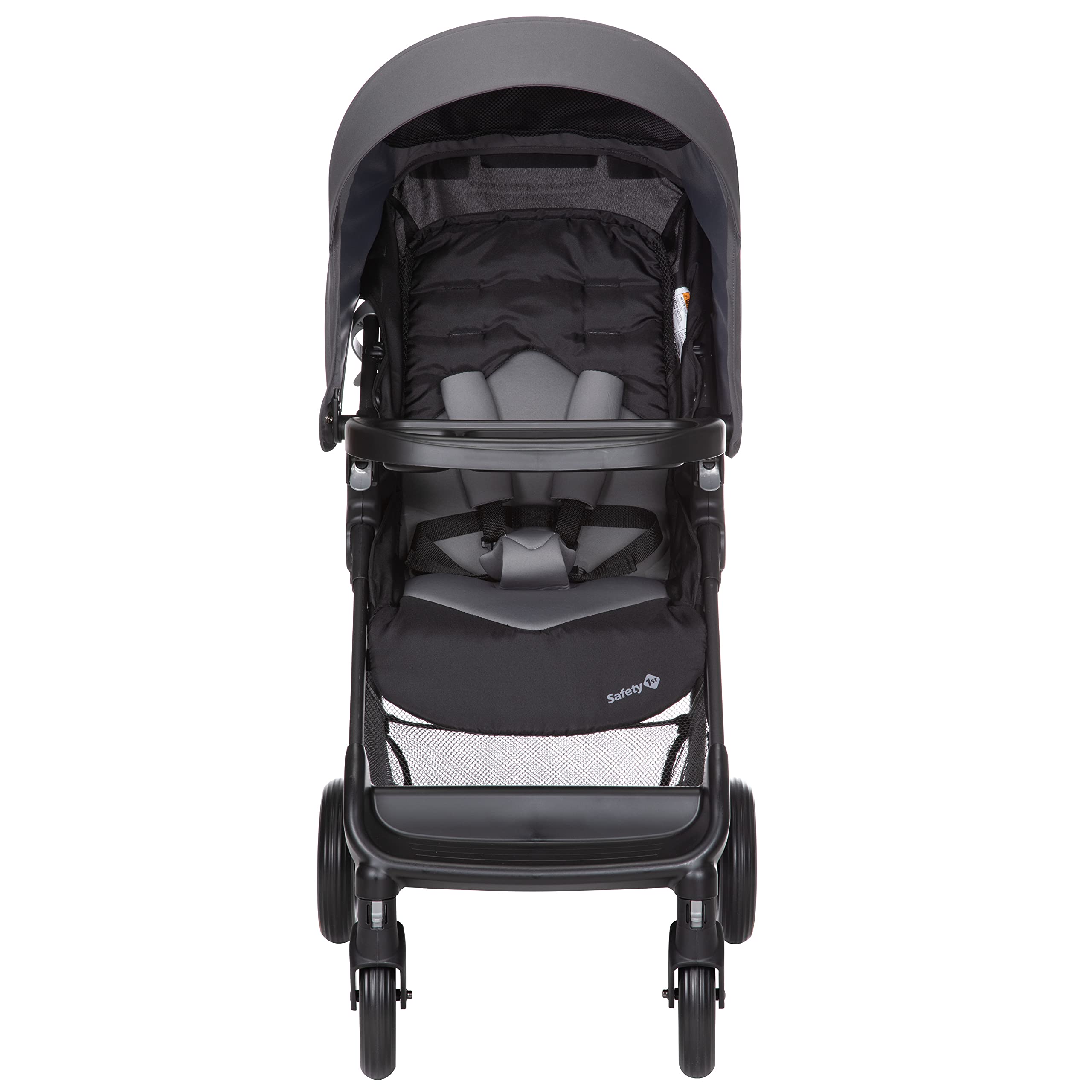 Safety 1st Smooth Ride Travel System - OnBoard™ FLX Infant Car Seat & Stroller Combo in Monument | Lightweight, Easy-Fold Design for Newborns | Perfect for Travel, Shopping & Daily Walks