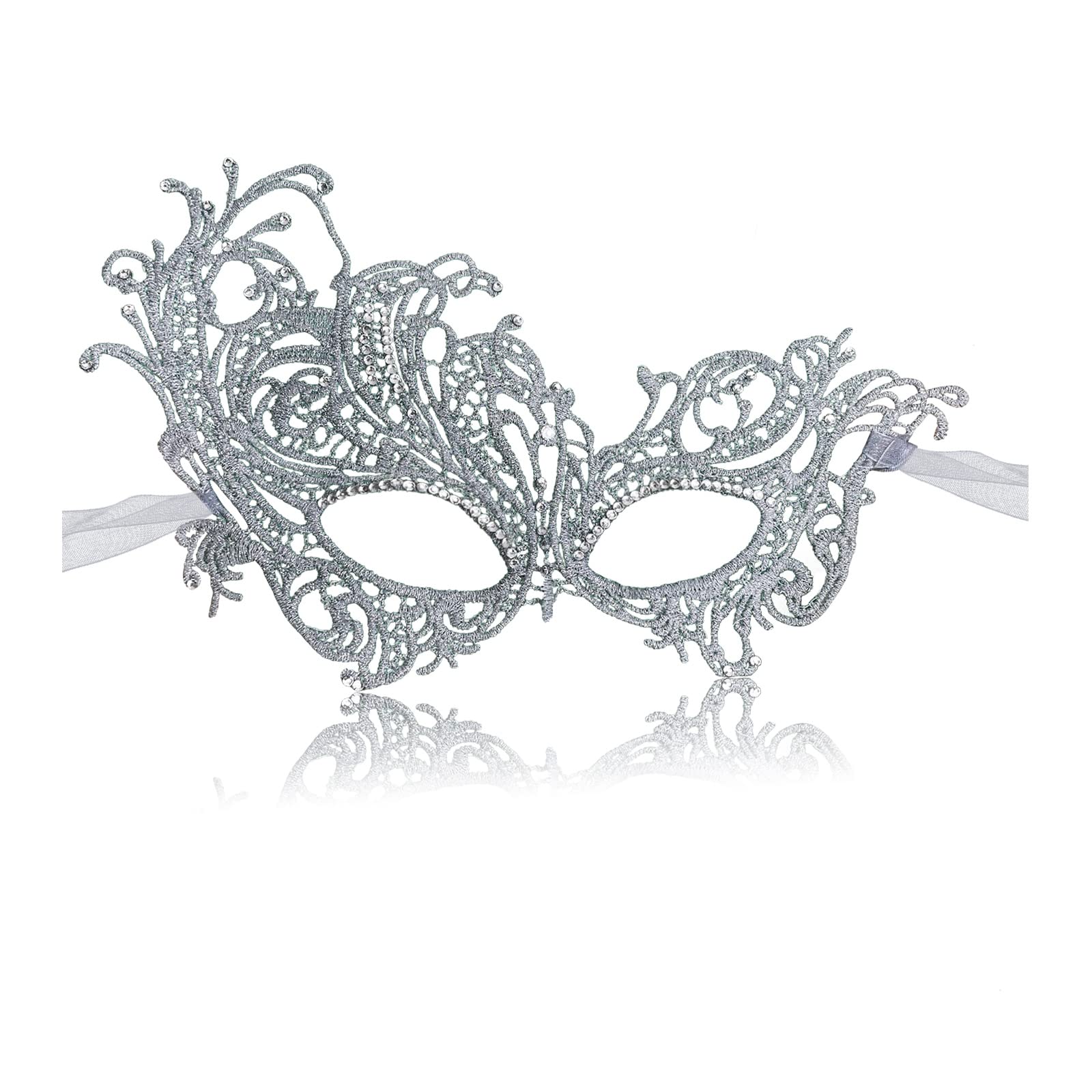 Lace Masquerade Mask for Women - Venetian Party & Halloween Costume