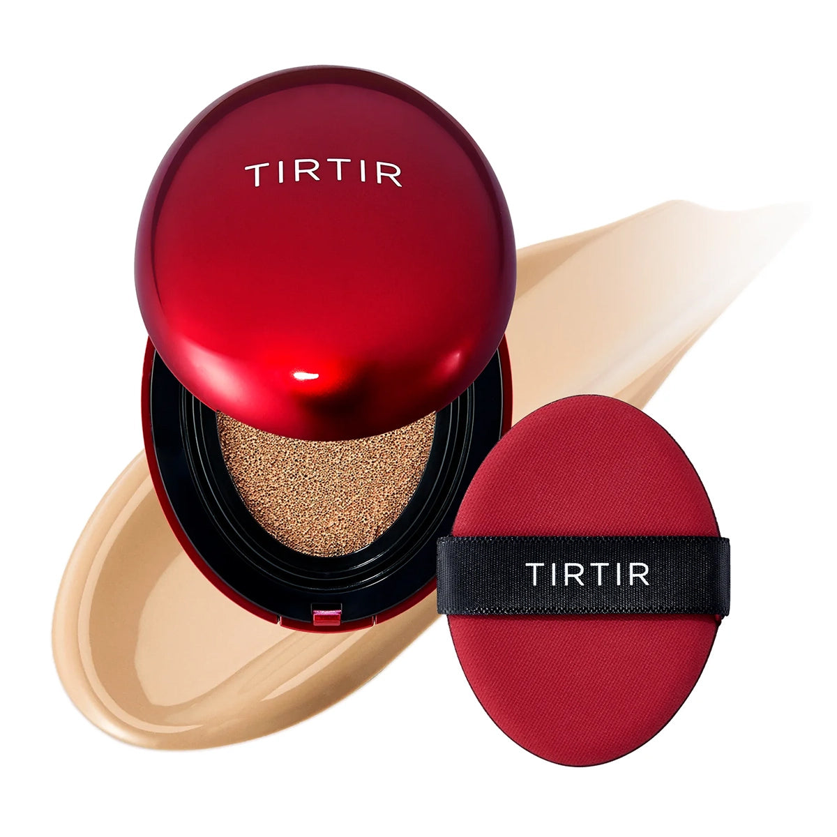 Premium Red Cushion Face Mask 27N Camel 18g - Comfortable & Breathable for Daily Wear, Travel, and Outdoor Activities