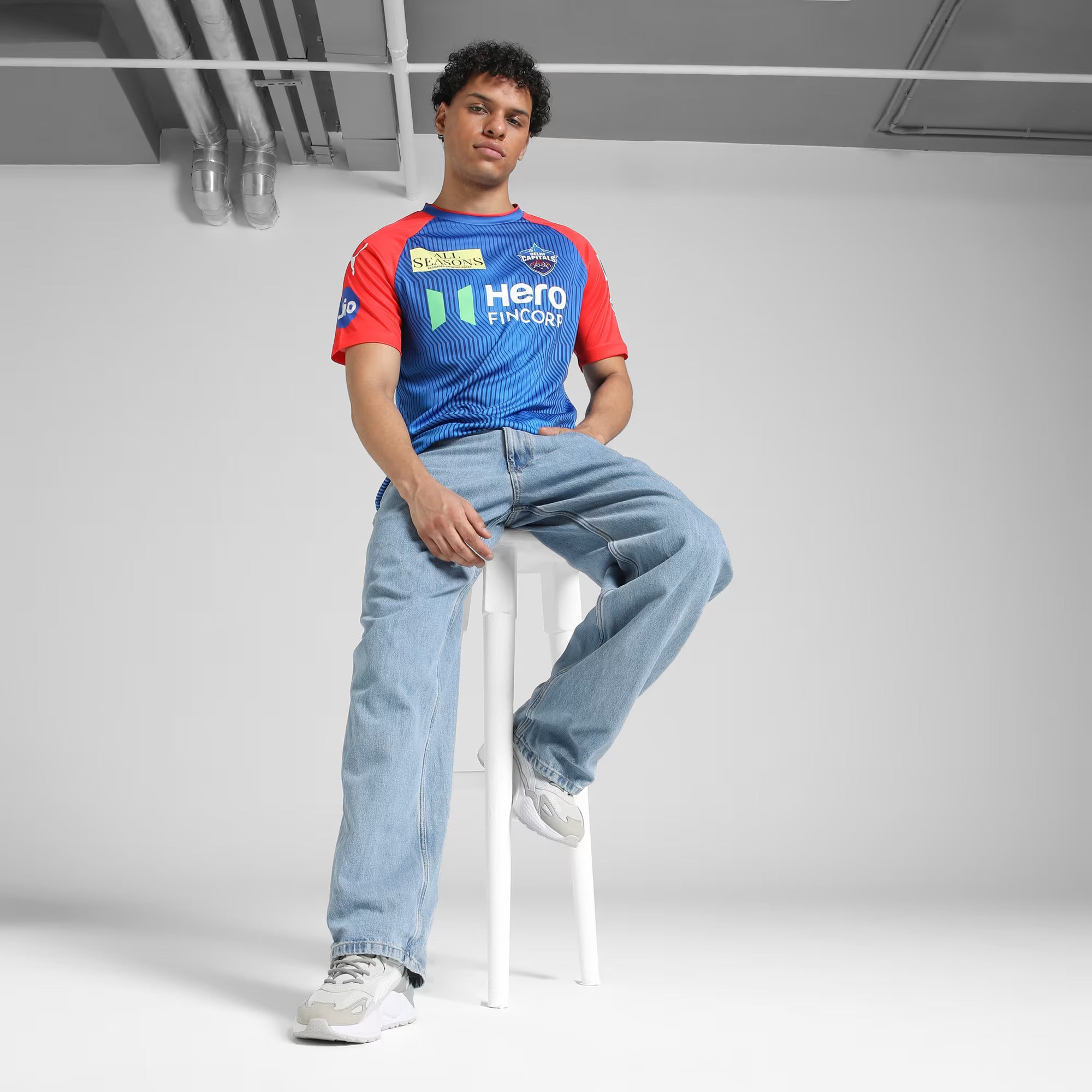 Official Delhi Capitals (DC) 2025 Men's Cricket Jersey - IPL Replica Team Shirt for Fans & Players - Perfect for Matches, Training & Casual Wear