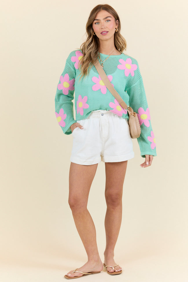 Stylish Off-White Ruffled Waist Denim Shorts for Women - Perfect for Summer Outfits, Beach Vacations & Casual Wear