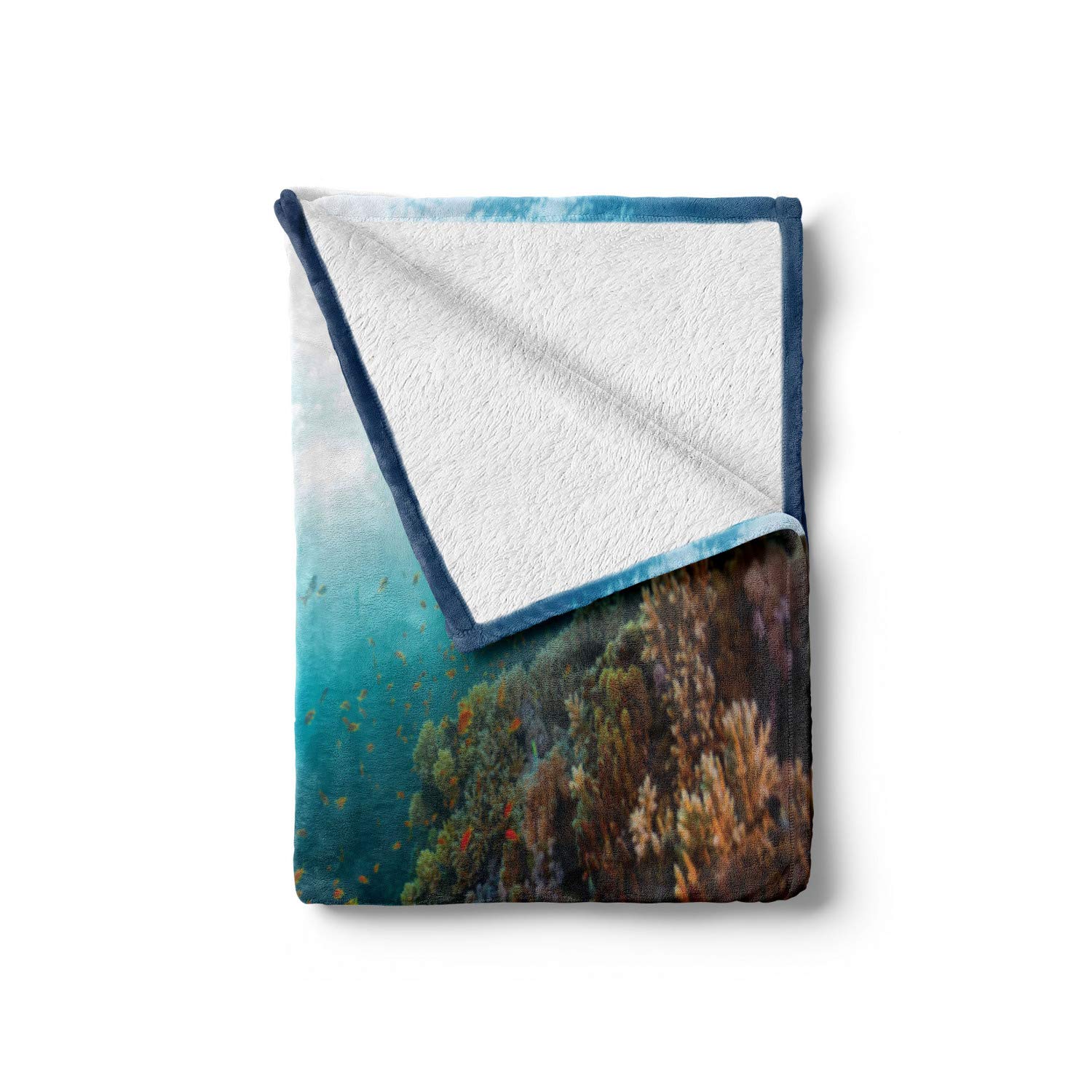 Ambesonne Coral Reef Throw Blanket - 60