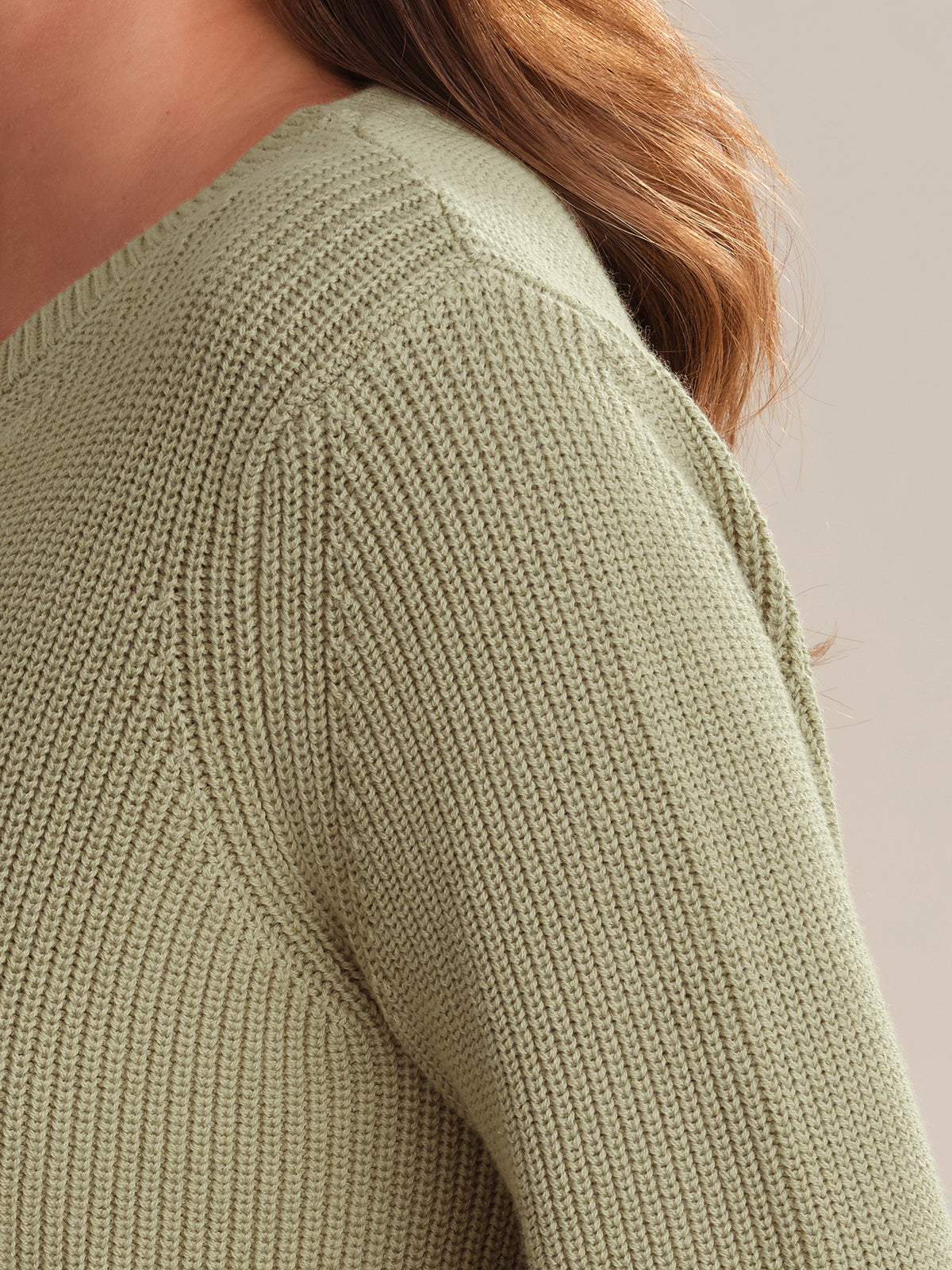 Emma Women's Crewneck Shaker Stitch Cotton Sweater | Soft Casual Knit Pullover | Perfect for Fall Layering & Cozy Winter Outfits