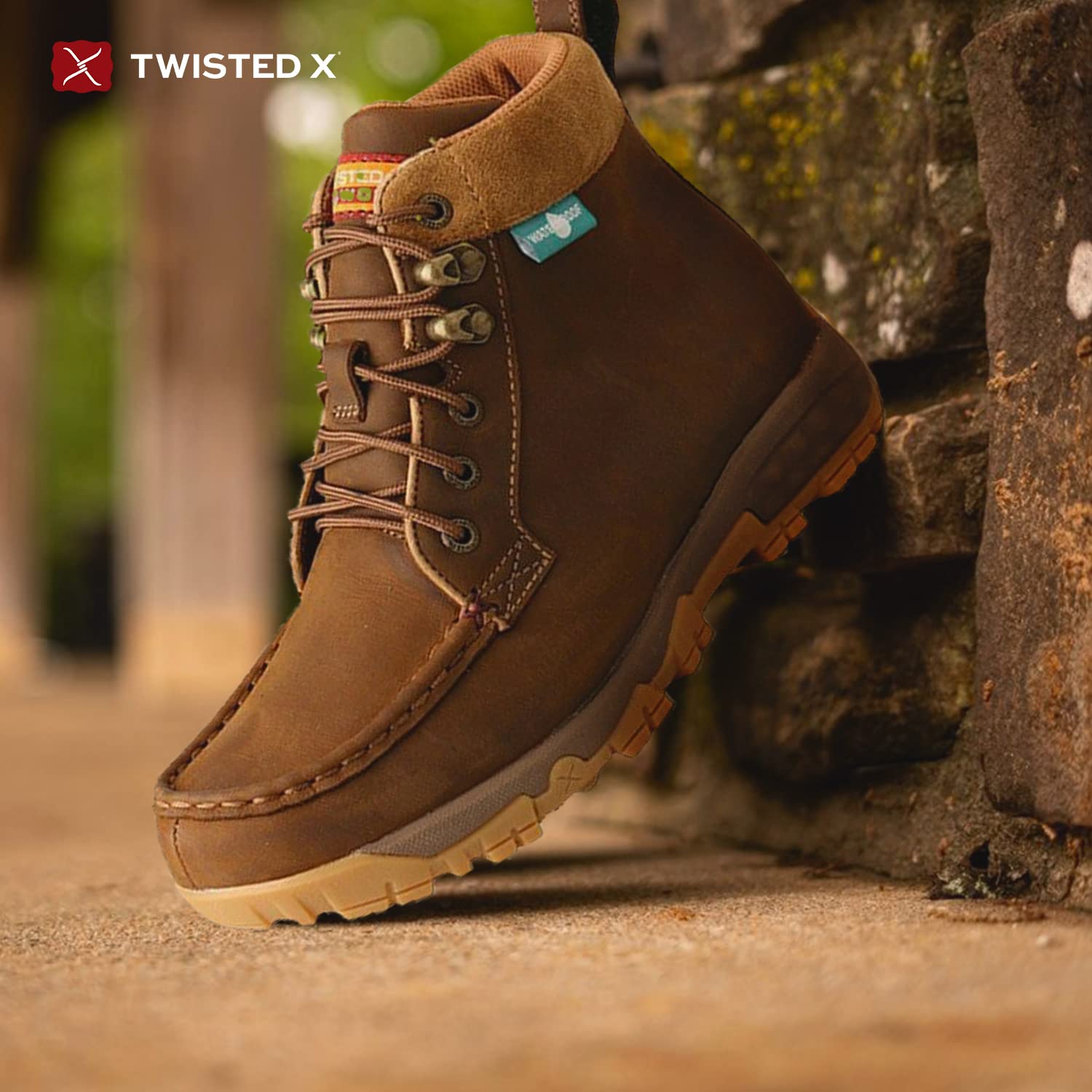 Twisted X Women's Soft Toe Work Boots with EVA Midsole & CellStretch Technology - Slip Resistant Safety Shoes for Construction, Gardening & Outdoor Work