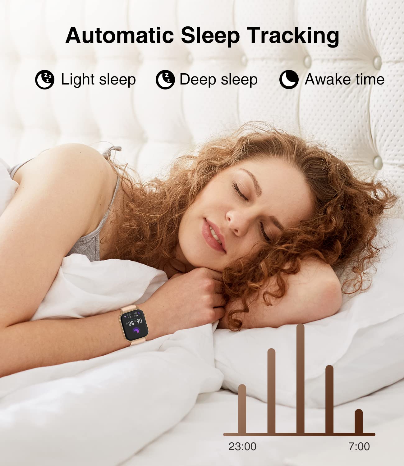 EGQINR Smart Watch with Call Function, 1.68