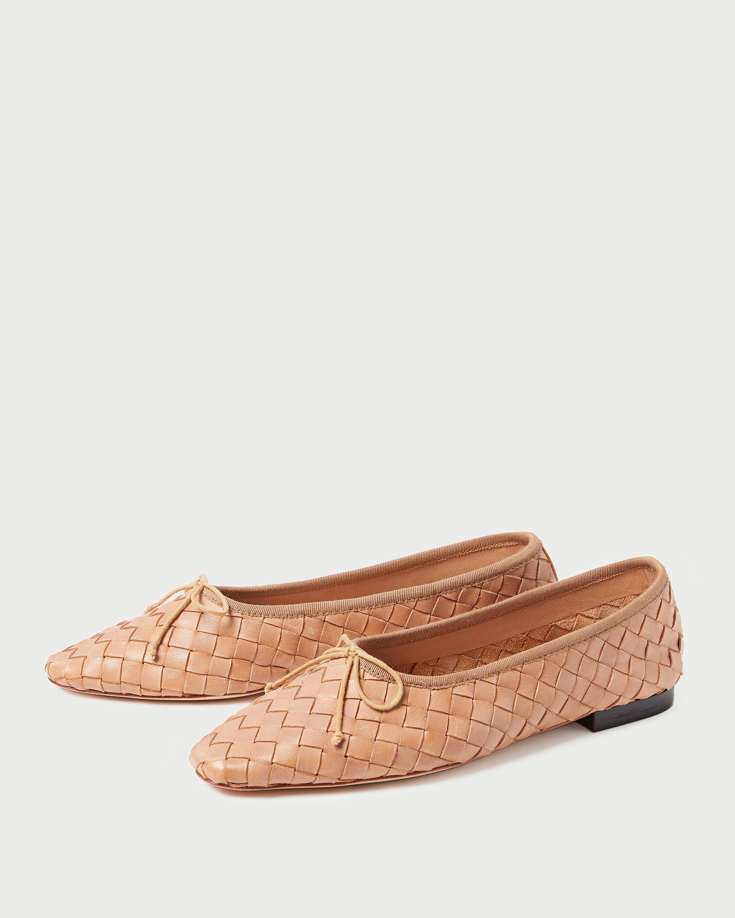 Landry Honey Woven Ballet Flats for Women - Comfortable Breathable Slip-On Shoes for Casual Wear, Office & Travel