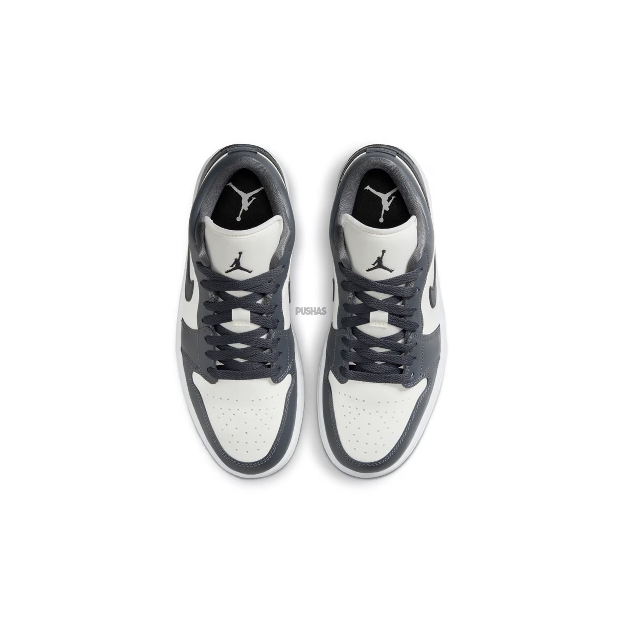 Air Jordan 1 Low 'Dark Grey' Sneakers (2023) - Men's Basketball Shoes for Casual Wear & Street Style