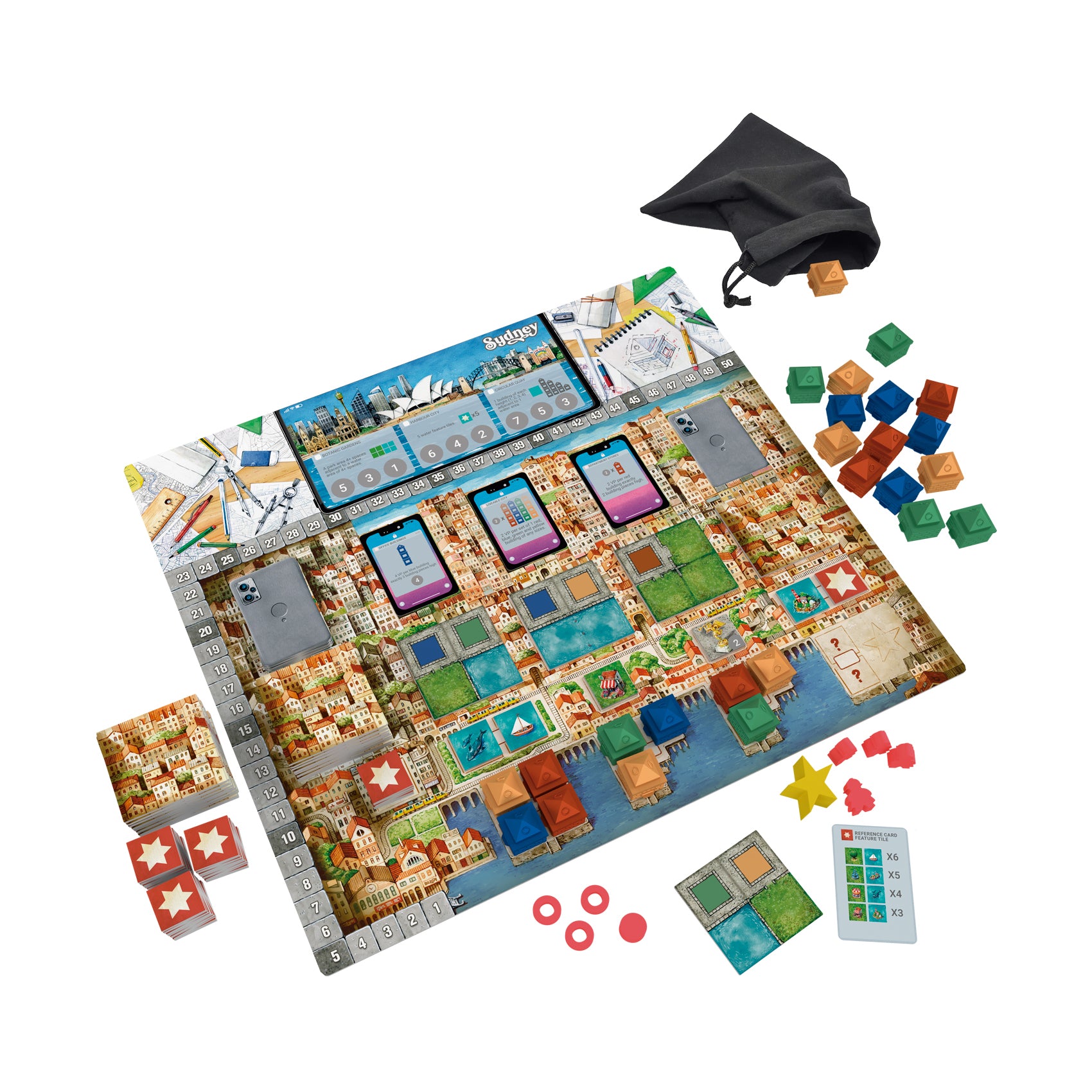 Cities: Ultimate City Building Strategy Board Game for Adults & Families - Fun Urban Planning Simulation for Game Nights & Parties