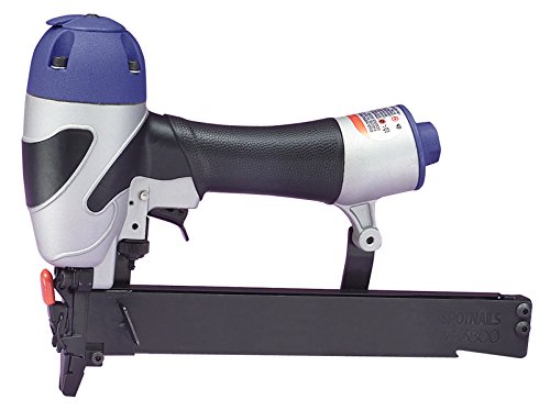 Spot Nails TS3832 18-Gauge Narrow Crown Stapler with Case & Safety Glasses - Perfect for Upholstery, Woodworking, and DIY Home Projects