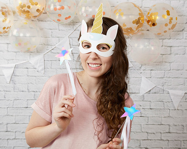 Enchanted Unicorn 49-Piece Party Decorations Kit - Birthday Party Supplies for Girls, Baby Shower, Unicorn Theme Celebration (Pink, Gold, Purple)