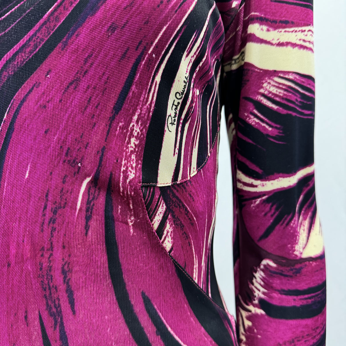 Roberto Cavalli Women's Elegant Floral Print Party Dress - Perfect for Evening Events, Weddings & Special Occasions