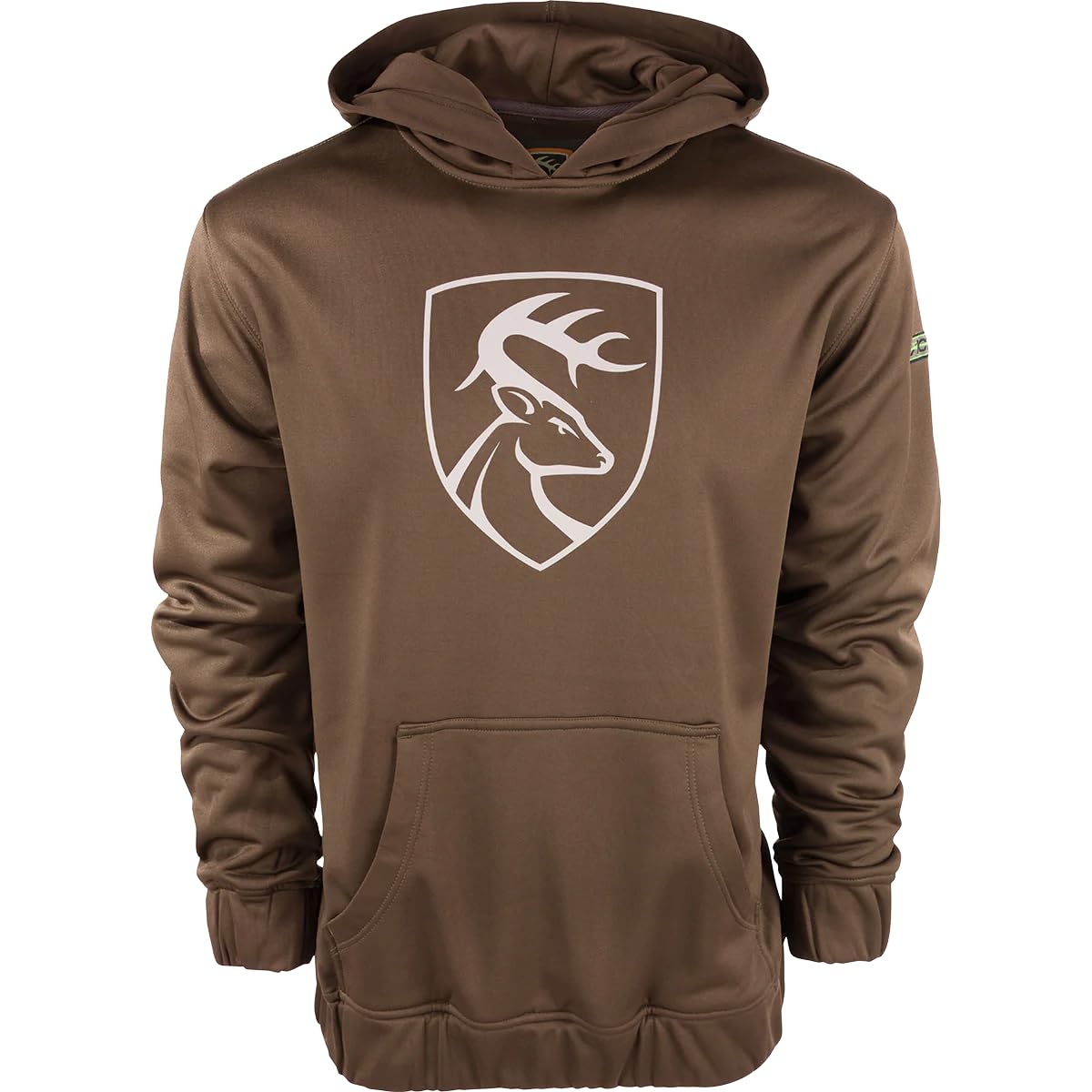 Drake Waterfowl Men's Hooded Sweatshirt - Lightweight Fleece Pullover with Kangaroo Pocket, Black - Perfect for Hunting, Fishing & Outdoor Adventures