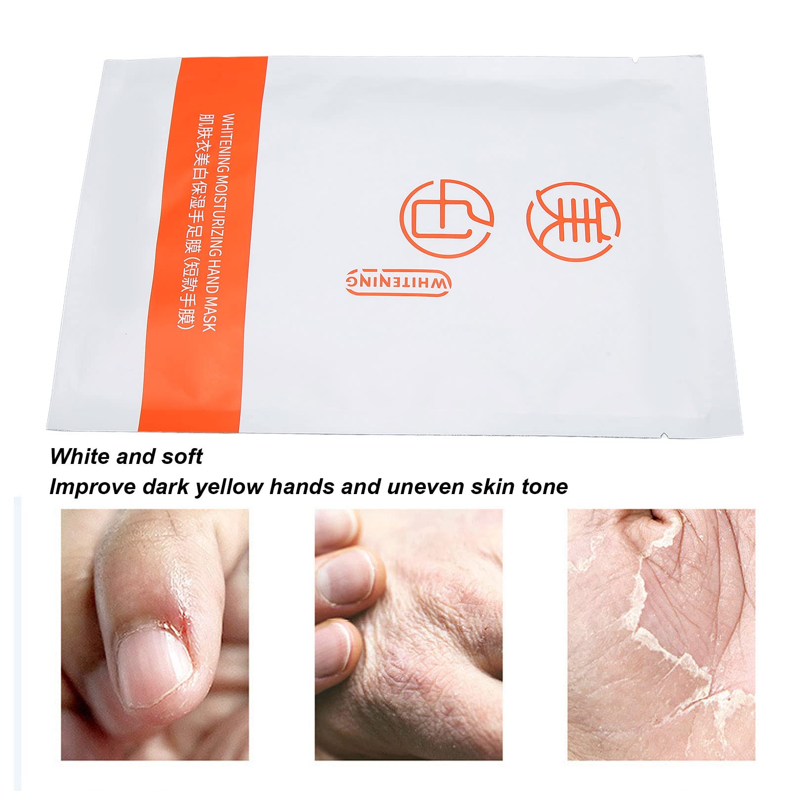 Whitening Hand Mask for Skin Rejuvenation - DIY Hand Care Treatment for Dry, Rough Skin - Perfect for Spa Nights & At-Home Self Care