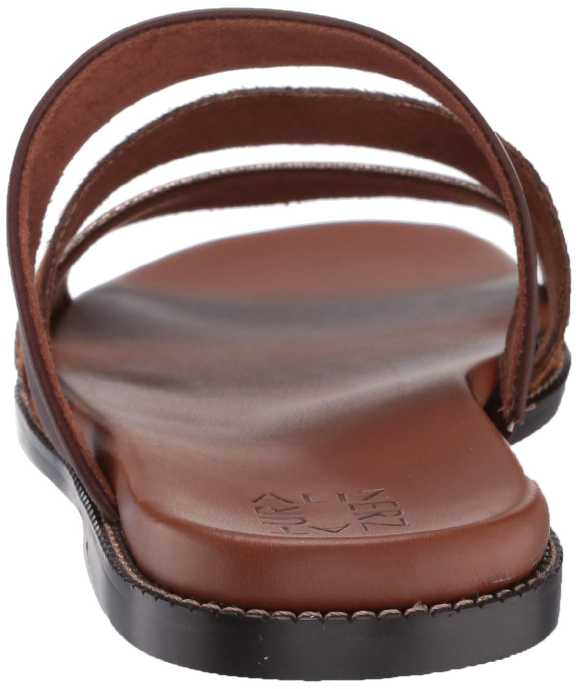 Naturalizer Women's Kellie Brown Leopard Print Slide Sandals Size 9.5 Medium | Comfortable Summer Casual Slides for Beach, Pool & Everyday Wear