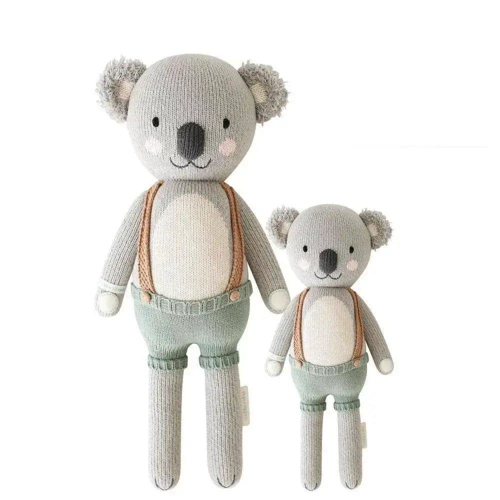 Cuddle + Kind Quinn The Koala - Handmade Organic Cotton Plush Toy for Babies & Kids | Perfect for Nursery Decor, Baby Shower Gifts, and Cuddling Comfort