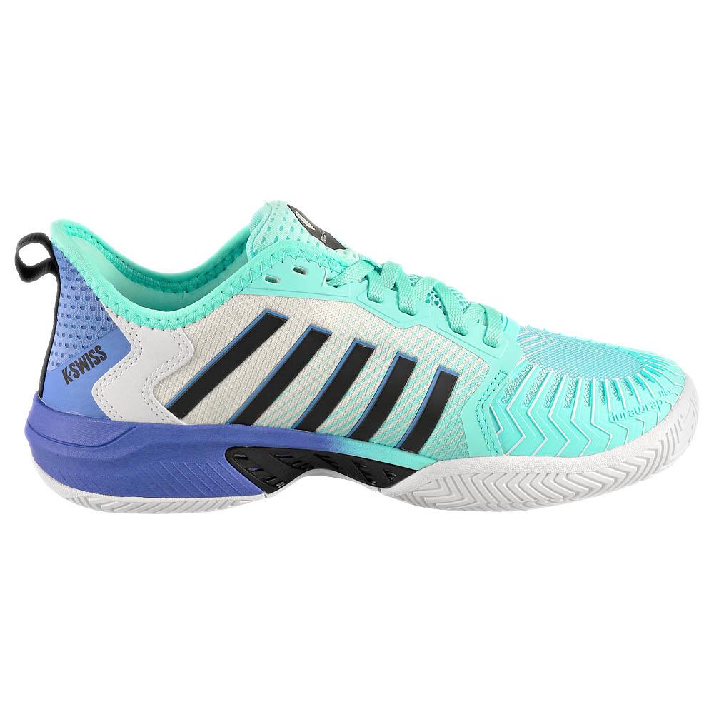 K Swiss Women's Pickleball Supreme Shoes - Turquoise/Persian Jewel Color - Lightweight & Durable Court Sneakers for Pickleball, Tennis & Casual Wear
