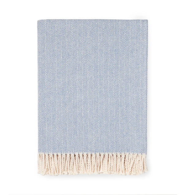 Luxury Sferra Celine Aqua Blue Cashmere Throw Blanket - Soft & Cozy Winter Shawl for Sofa, Bed & Travel - Perfect Gift for Home Decor & Cold Weather Comfort